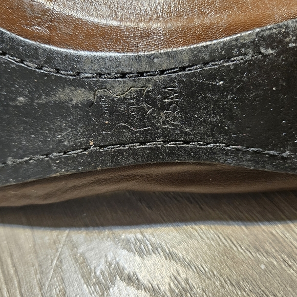 Tory Burch Brown Leather Ballet Flats - Picture 5 of 6